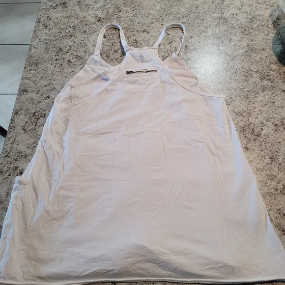 NWOT FP Movement Hot Shot Mini Dress W/ Short Racerback White (M) - Picture 11 of 12